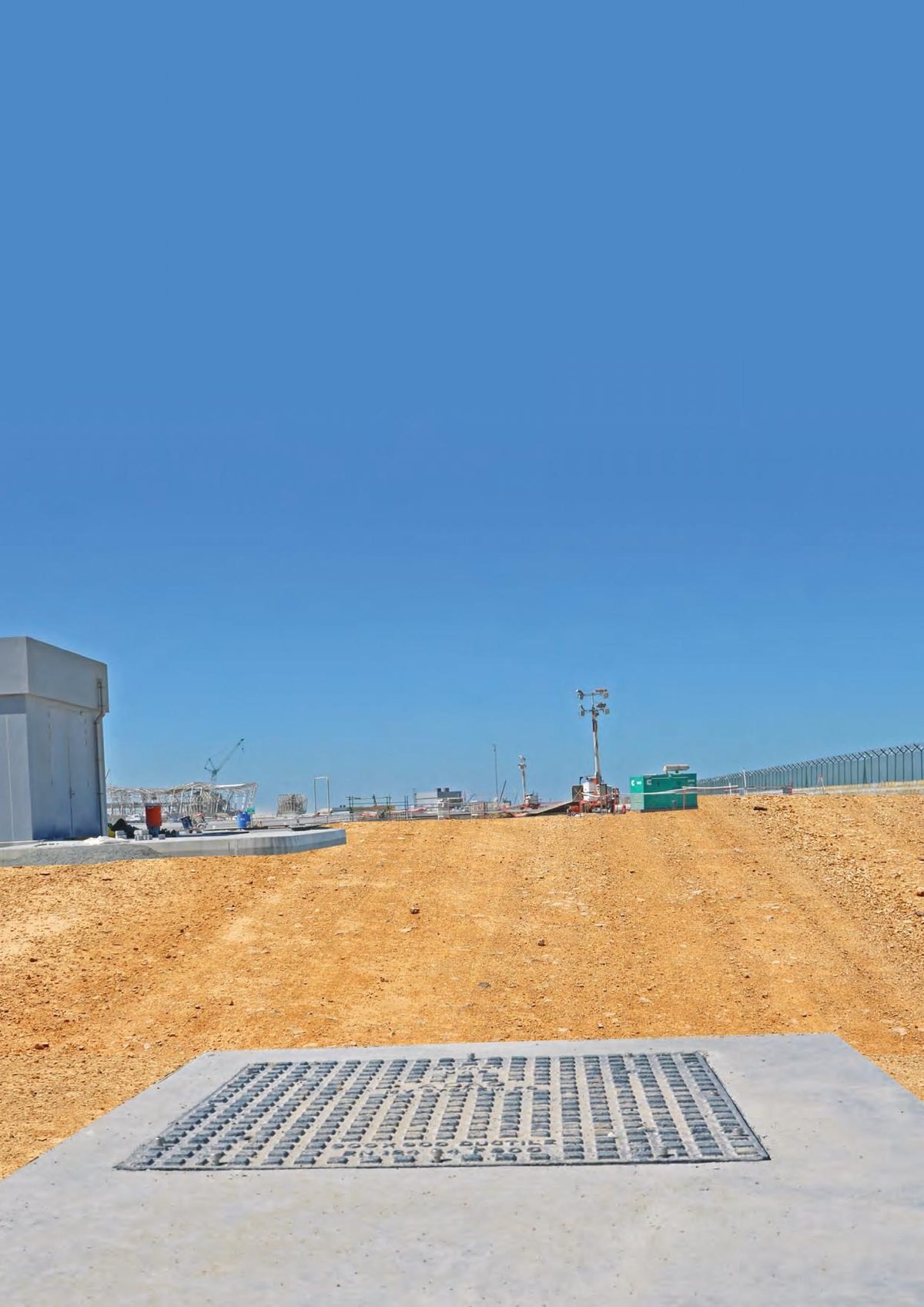 Channel grating, infrastructure package